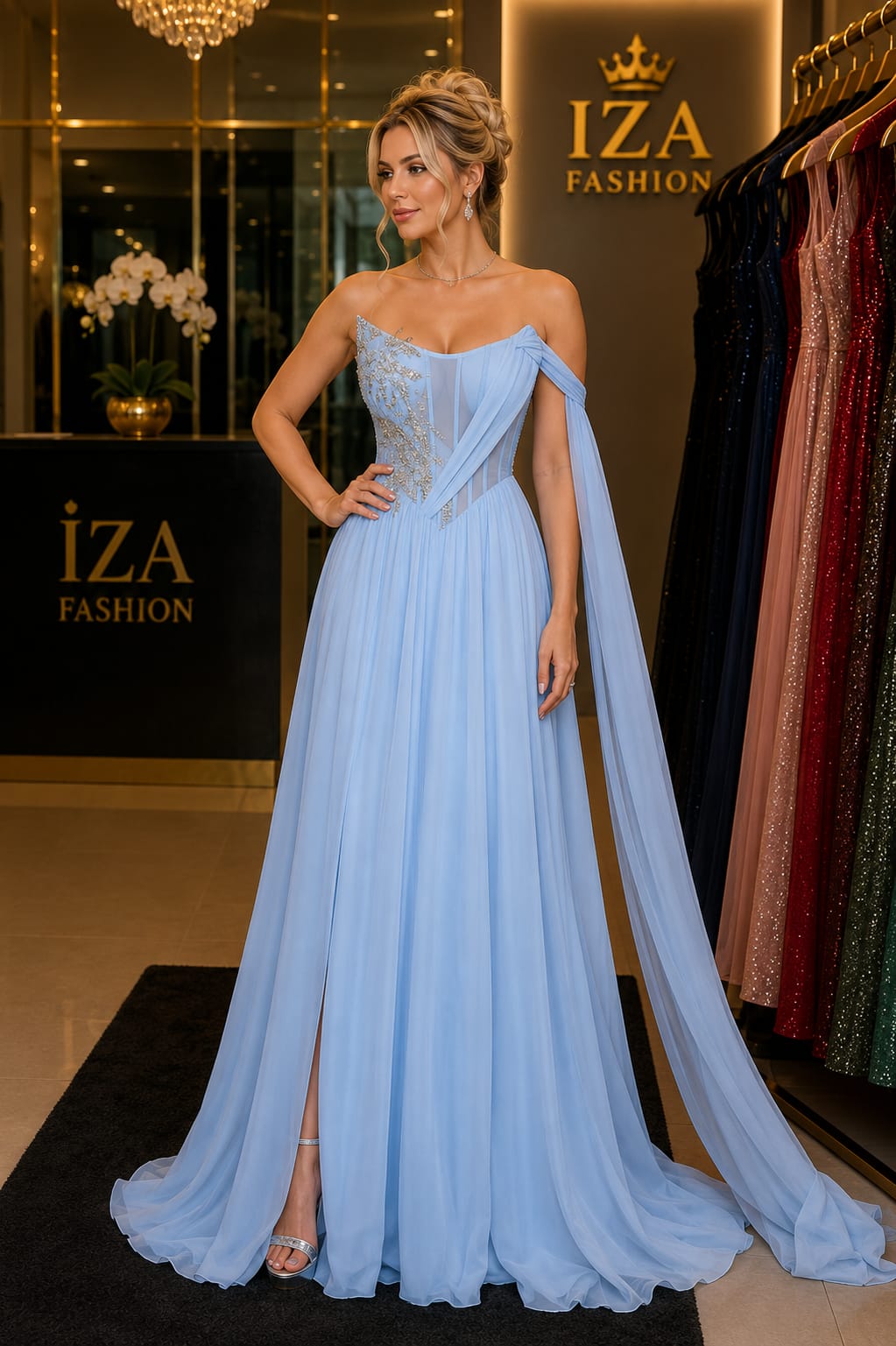 Vestido Tomara Que Caia Decote Canoa